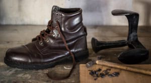 Oude schoen